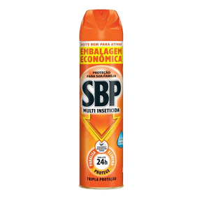 14292 INSETICIDA SBP AEROSSOL FRASCO 380ML SPRAY EMBALAGEM ECONOMICA